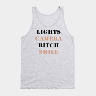 Lights Camera B Smile Tank Top